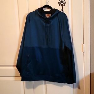 Nwot.. 3 tone aqua  hoodie sweatshirt